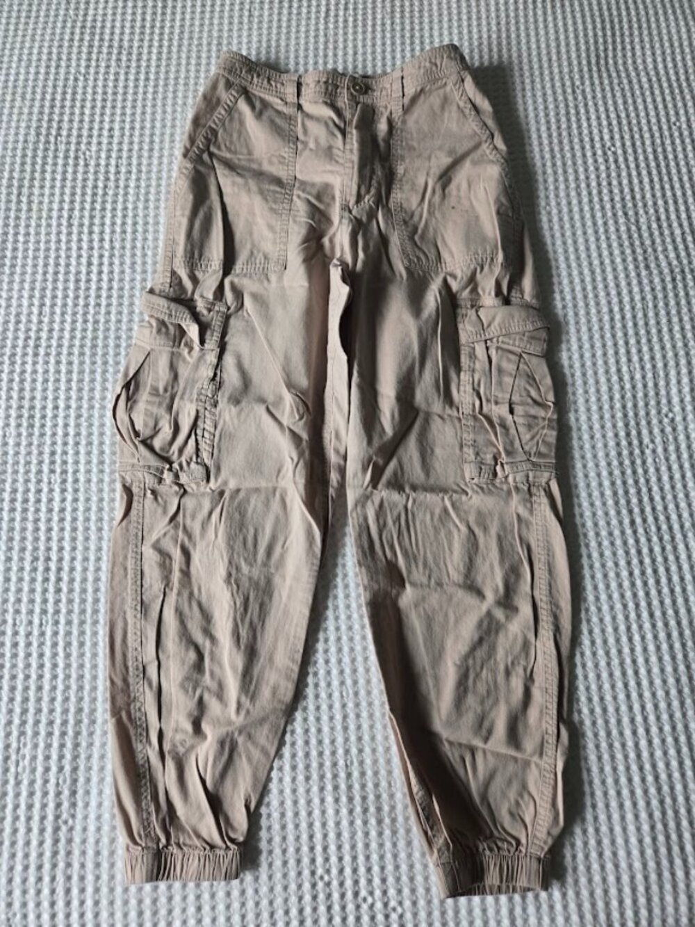 Abercrombie & Fitch Tan Cargo Jogger Pants Size S